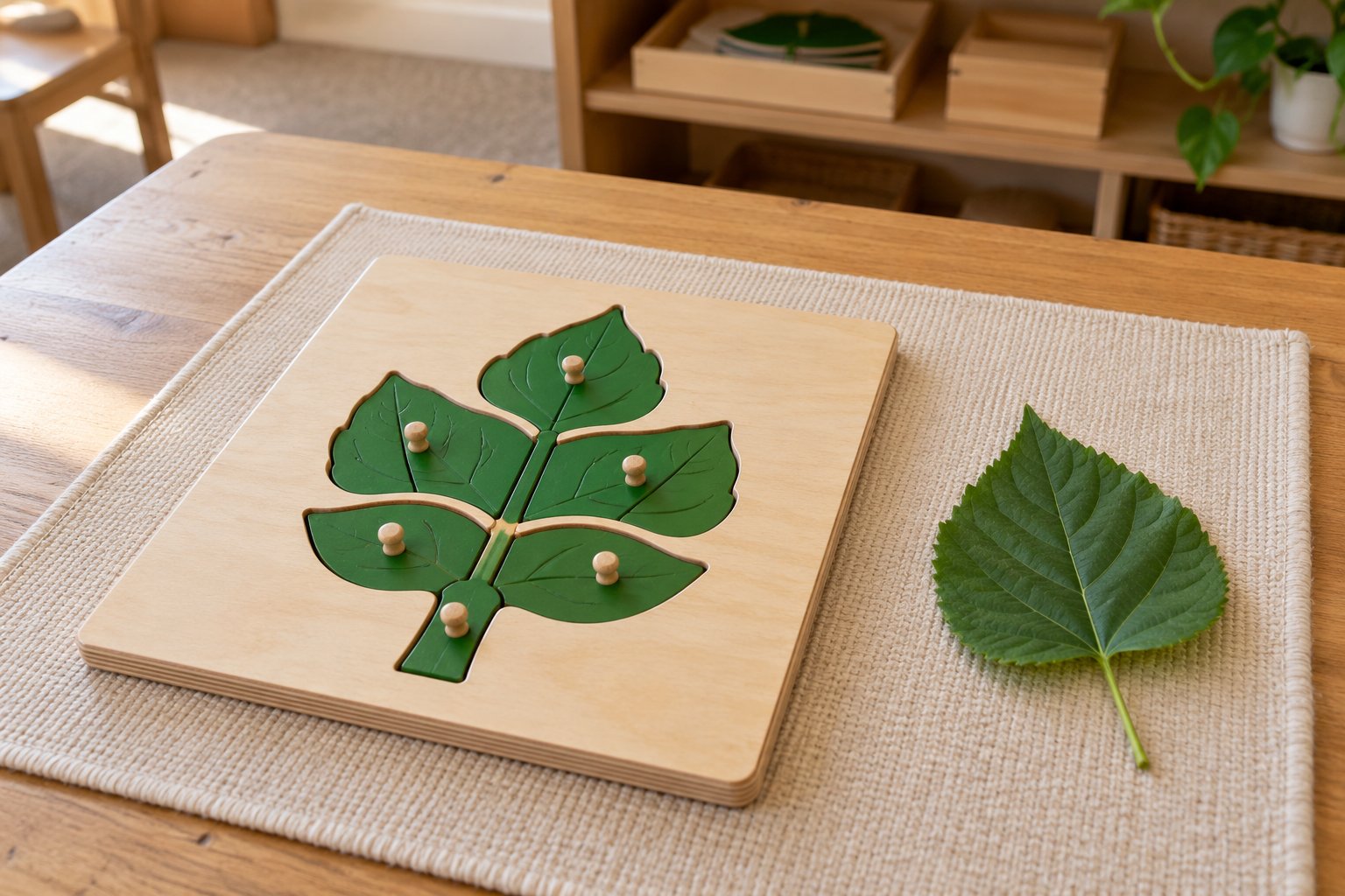 Puzzle botaniczne Montessori - kultura